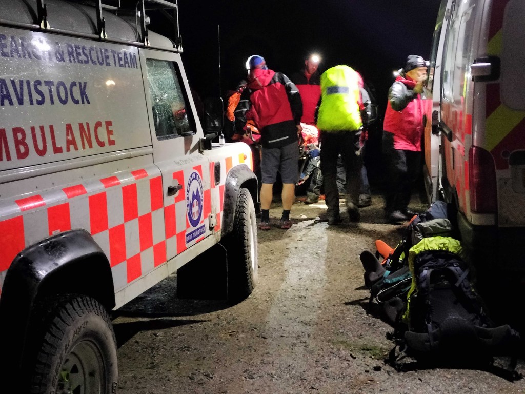 31.12.23  Injured walker near Down&nbsp;Tor