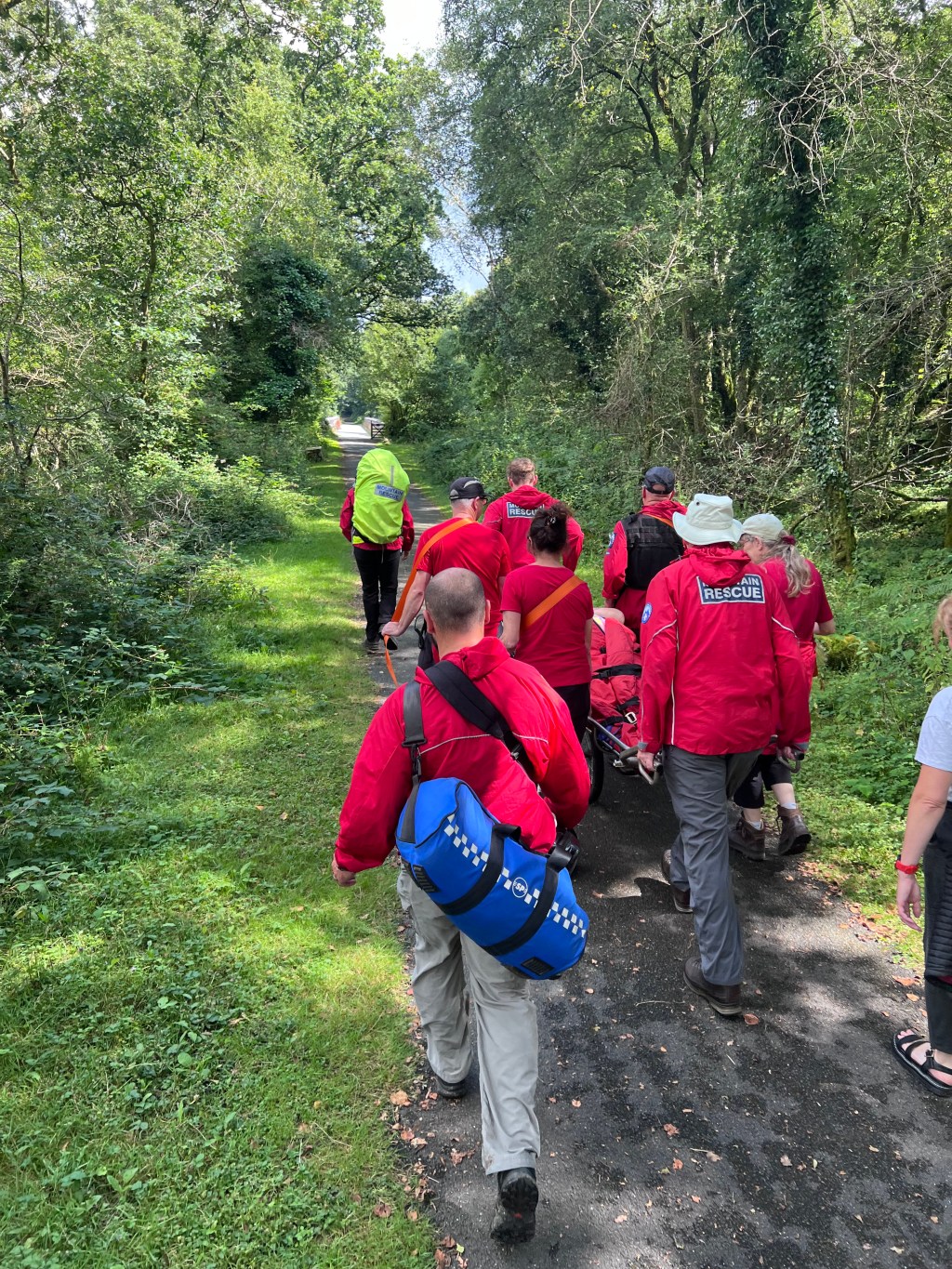 06.08.2024  Injured female on Drake’s Trail near&nbsp;Horrabridge