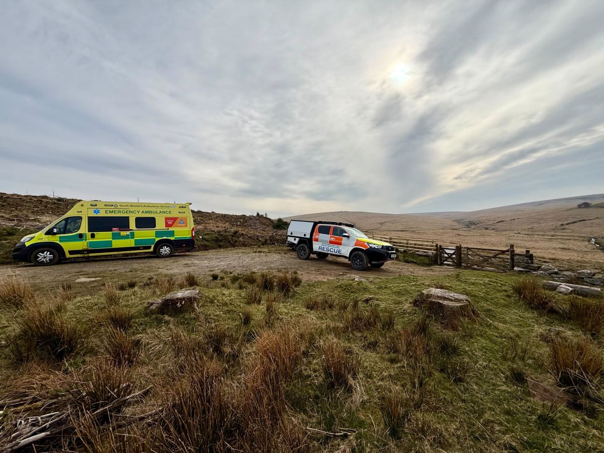 22.03.2026 Injured walker , near Sittaford&nbsp;Tor.